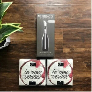 Wine Chiller Gift Set | Wine Chiller | Cocktail Napkins | Gifts | Holiday Gift